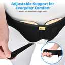 Tenbon Inguinal Hernia Belt for Men & Women - Adjustable Bilateral/Double Inguinal, Groin Hernia Support Truss for Pre & Post Surgery with 2 Removable Pads, Breathable & Discreet Wear Under Clothes (X-Large)