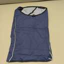 Mosucoirl Dog Raincoat Jacket Reflective Adjustable Hooded Pet Poncho Rain Coats with Leash Hole Waterproof Clothes for Small Medium Large Dogs (Navy Blue, L)