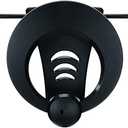 Antennas Direct ClearStream 1MAX HDTV Antenna UHF VHF Multi-Directional, 40+ Mile Range, 4K 8K UHD, NEXTGEN TV  w/Adjustable Mounting Hardware(Black)