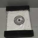 llano RGB Laptop Cooling Pad, White, Powerful Turbofan, Quiet Cooling, Touch Control, LCD Screen, Seal Foam, 1519in Laptops