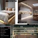 LED Vanity Mirror Lights, Hollywood Style Makeup Lighting, 10FT/6000K/Dimmable/12V Adapter/Self-Adhesive Strip Lights for Mirror, Lighting for Makeup Vanity Table & Bathroom Mirror