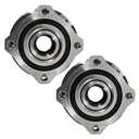 500027H 33406787015 2PCS Rear Left & Right Wheel Hub Bearing Assembly Compatible with BMW X3 2011-2017, X4 2015-2018 Replace# 33406867815