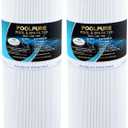 POOLPURE PLFPRB25-IN Hot Tub Filter Replace Unicel C-4326, Guardian 413-106, Filbur FC-2375, FC-2370, 3005845, 17-2327, 100586, 33521, 25392, 817-2500, 5X13 Drop in Spa Filter 2 Pack