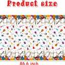 C L cooper life 2pcs Guitar Tablecloths for Guitar Birthday Party Decoration Guitar Music Note Table Covers Music Theme Table Decor for Guitar Music Theme Party Baby Shower Supplies
