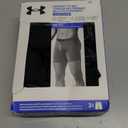 Under Armour mens Multi-pack Performance Tech Mesh Boxerjock Brief, 6" Inseam, All-day Comfort (Large, Black Solid - Core 3 Pack)