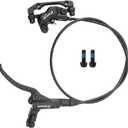 Zoom HB876 4-Pistons Hydraulic Disc Brakes Set, Black, Left Front 850mm, Suitable for Mountain Bikes and Fat Bikes