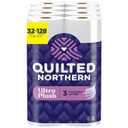 Quilted Northern Ultra Plush Toilet Paper, 32 Mega Rolls = 128 Regular Rolls, 3X Thicker*, 3 Ply Soft Toilet Tissue (255 sheet (Pack of 32))