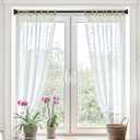 Tension Curtain Rod 30 to 63 Inch, Spring Tension Rod for Windows Black Adjustable Expandable Curtain Rods No Drilling Spring Loaded Curtain Rods for Windows,Doorway,Bathroom,Closet
