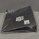 Samsill Durable 4 Inch Binder, Locking D Ring Binder, Customizable Clear View Cover, Charcoal Black, Holds 775 Pages