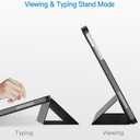 JETech Case for iPad (A16) 11th Generation 11 Inch 2025 / iPad 10th Generation 10.9 Inch 2022, Slim Smart Cover with Hard PC Translucent Back, Supports Touch ID, Auto Wake/Sleep (Black)