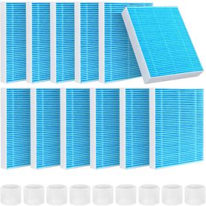 OOBILA 12-Pack Replacement Filters Compatible with LEVOIT Superior 6000S Smart Evaporative Humidifier, Upgraded Material with 9 Pack Sponge Filters, Effectively Capture Large Particles and Minerals