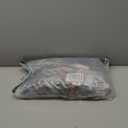 SONGMICS Cabinet Organizer Shelf, Set of 2 Kitchen Counter Shelves, Kitchen Storage, Spice Rack, Stackable, Expandable, Metal and Engineered Wood, Ink Black and Natural Beige UKCS02NB (11.7"W)