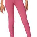 Nike Big Girls' One Dri-FIT High-Waisted Leggings (X-Large, Sweet Beet/White)