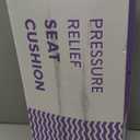 Cushion Lab Patented Pressure Relief Seat Cushion for Long Sitting Hours on Office & Home Chair - Extra-Dense Memory Foam for Soft Support. Car Pad for Hip, Tailbone, Coccyx, Sciatica - Black