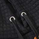 Men's Casual Pullover Hoodies Long Sleeve Knitted Hooded Sweatshirts Black, 2XL