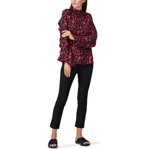 Rent The Runway Pre-Loved Floral Open Back Top (44, Multicolored)