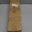 Matte Black Double Curtain Rods, 28-48 Inch Decorative Drapery Rod with Round Finials