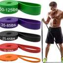 Resistance Bands, Pull Up Assist Bands - Workout Bands, Eexercise Bands, Long Resistance Bands Set for Working Out, Fitness, Training, Physical Therapy for Men Women (Multicolor)