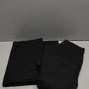 Black Backdrop Curtains 2 Panels 5ft x 10ft Polyester Photo Backdrop Drapes for Wedding Party Stage Birthday Decorations