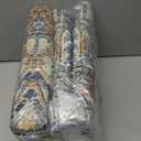 nunubaby Washable Pee Pads for Dogs, Stylish, Non-Slip and Leak-Proof Pee Pads. Reusable Potty Pads for Dogs for Crates and Floors.(Beige/Multi, 36" x72" )