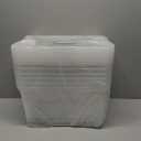 19 Quart Plastic Storage Bins with Lids, 6-Pack Stackable Clear Storage Organizing Box with Handle