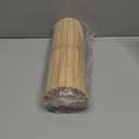 Natural Bamboo Wall Panel for Interior Wall Decor, Renewable Pole Wrap Wainscoting Paneling for Wall Ceiling Furniture Cabinet Office, 12 x 96 Inch, Carbonized