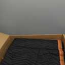 Amazon Basics Reinforced Tear-Resistant Moving Blankets, 72" x 40", Black, 6-Pack