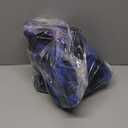 2 Pack 50" Halloween Light Up Spiders, Giant Hairy Spider Decorations with Blue and Purple LED Lights, Scary Indoor Outdoor Halloween Decor for Yard Porch Tree Party Haunted House