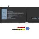 41Wh G91J0 Laptop Battery Replacement for Dell Latitude 3520 3420 3320 3330 Inspiron 3510 3511 3515 3525 3530 5310 5410 5418 5510 5515 5518 14 Plus 7420 7415 2-in-1 Vostro 5620 5625 Notebook.