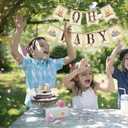 16PCS Classic Winnie Centerpieces - Baby Shower Decorations, Table Toppers on Sticks, Cutouts for Winnie Birthday Party Supplies