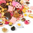 Craftdady Resin Plastic Miniature Food Snack Pendants Charms Ice Drink Juice Pendants Cute Bottle Fruit Keychain Charms Hang Ornament for DIY Craft Earring Bracelet Necklace Jewelry Making