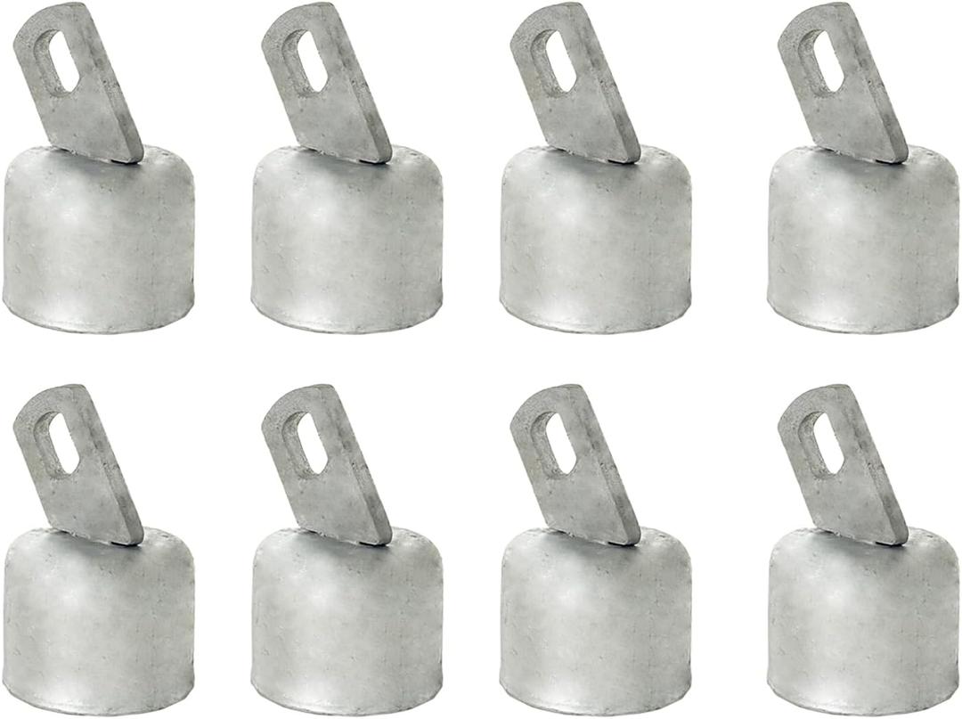 Chain Link Fence Loop Cap1-5/8" Top Rail End CapGalvanized Steel Chain Link Fence Parts for 1-5/8" Outside Diameter Top Rail Pipe (1-5/8")