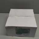 100 PCS Green Stone Texture Plastic Plates, Disposable Plates with Gold Rim, Heavy-duty Clear Plastic Plate Include 10" Dinner and 7" Salad Plate for Party and Wedding