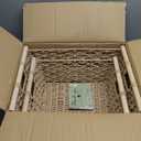 Isidore Paper Rope Woven Rectangular Multi-Use Baskets, 16.9" x 12.9" x 8.6", 14.5" x 11.8" x 5.5", Natural Brown