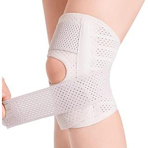 Galvaran Knee Brace with Side Stabilizers Relieve Meniscus Tear Knee Pain ACL MCL Arthritis,Joint Pain Relief, Breathable Adjustable Knee Support Suitable for Men and Women with Sports Injuries Large