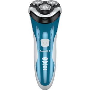 SweetLF Men's Electric Razor | Wireless Charging | Long Battery Life | 3-Blade Design | Wet & Dry Shaving