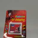 ChenYang SD SDHC SDXC to CF Type I Compact Flash Memory Card Adapter Reader Support 2TB CF to SD Card Converter (Red)