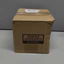 1 Pack Square Glass Vase 5" x 5" x 5", Clear Flower Vase for Centerpieces, Candle Holder for Wedding Party Events, Home Dcor