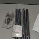 Heavy Duty Shower Rod - Industrial Shower Curtain Rod Wall Mounted for Bathroom,Closet,Room Divider,Outdoor Patio - 28 to 76"Adjustable Shower Pole - Matte Black (29-76" (1 Pack))