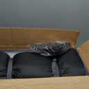 CYMULA Memory Foam Camping Mattress Pad, CertiPUR-US Sleeping Mat, Portable Roll Up Mattress for Adults, Camping Bed Pads for Sleepover, Car Bed with Travel Bag (Small Single/Cot-72x24x3 IN, Blue)