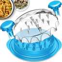 KRAFTY Chicken Shredder, Meat Shredder Tool, Chicken Shredded Tool Twister, Desmenuzador De Pollo, Anti Slip Base, Best For Chicken Breast, Beef, Turkey, Turquoise Color