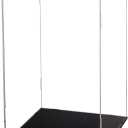 Evron Display Case for Collectibles Assemble Clear Acrylic Box Alternative Glass Case for Display Action Figures Home Storage & Organizing Toys (9.8x9.8x15.7inch;25x25x40cm)