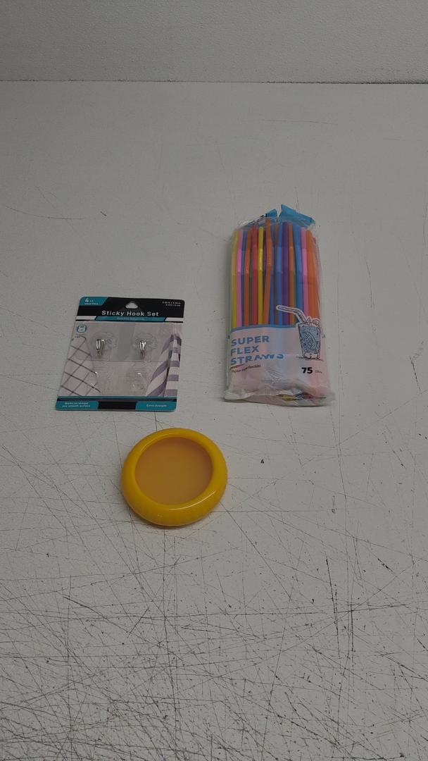 Lemon Food Saver Pod, 2 Pack Hook, 75 Count Straw
