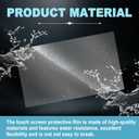 9 Inch HD Clear Anti-Scratch Waterproof Film Accessories for Car GPS Navigation Tempered Glass Screen Protector Screen Cover Universal for Cars