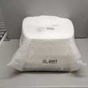 AAAAAcessories D-Shaped Chair Cushions, 2" Thick Dining Chair Pads with Ties and Removable, Machine-Washable Cover, 17" x 16", Set of 4, Checkered Black/White