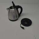 Hamilton Beach Electric Tea Kettle, Water Boiler & Heater, 1.7 Liter, Cordless Serving, 1500 Watts for Fast Boiling, Auto-Shutoff and Boil-Dry Protection, Stainless Steel (40880)