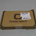 Goldenwarm 10 Pack 5 Inch Black Cabinet Handles Kitchen - Matte Black Drawer Pulls Stainless Steel - 128mm Cabinet Hardware Square Bar Modern Cabinet Pulls for Kitchen Bathroom Cupboard