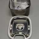 Wireless Cat Water Fountain, 118oz/3.5L Battery Operated Cat Fountain with Stainless Steel Tray, Ultra Quiet with Motion Sensor Automatic Pet Water Dispenser for Cats Dogs Multiple Pets