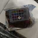 Swivel TV Stand with Mount and Power Outlet, Entirement Center, Black TV Console Table