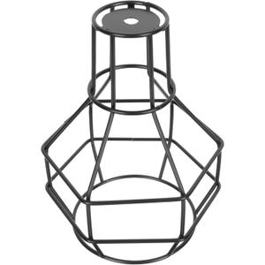 Vintage Iron Lampshade Retro Birdcage Design Metal Pendant Lamp Cover for Ceiling Wall Light Fixture Wear-resistant Hollow Shade for Cozy Home Decor and Vintage Iron Lampshade Retro Birdcage Design Metal Pendant Lamp Cover for Ceiling Wall Light Fixture Wear-resistant Hollow Shade for Cozy Home Decor and